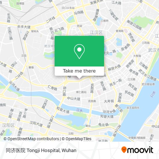 同济医院 Tongji Hospital map