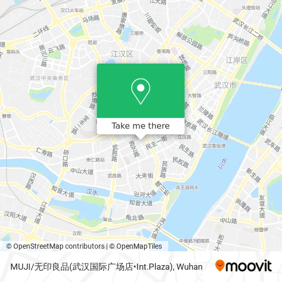 MUJI/无印良品(武汉国际广场店•Int.Plaza) map