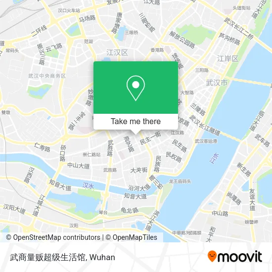 武商量贩超级生活馆 map