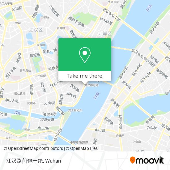 江汉路煎包一绝 map