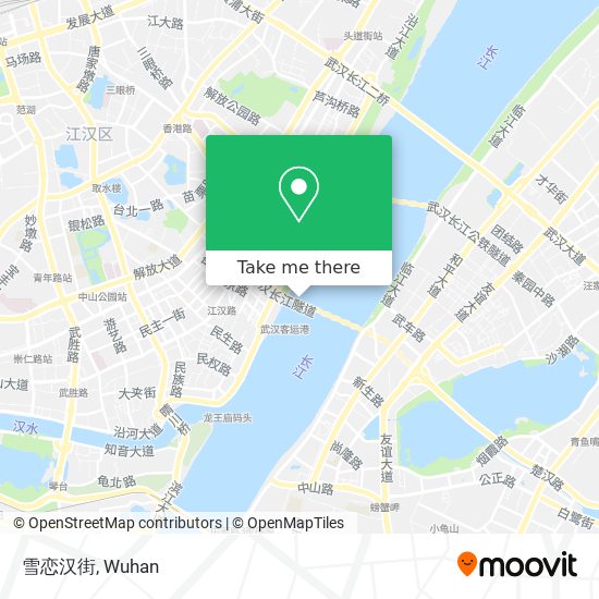 雪恋汉街 map