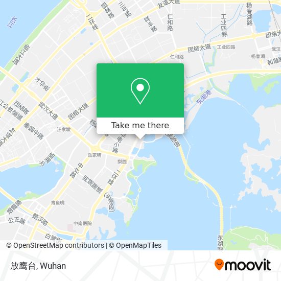 放鹰台 map