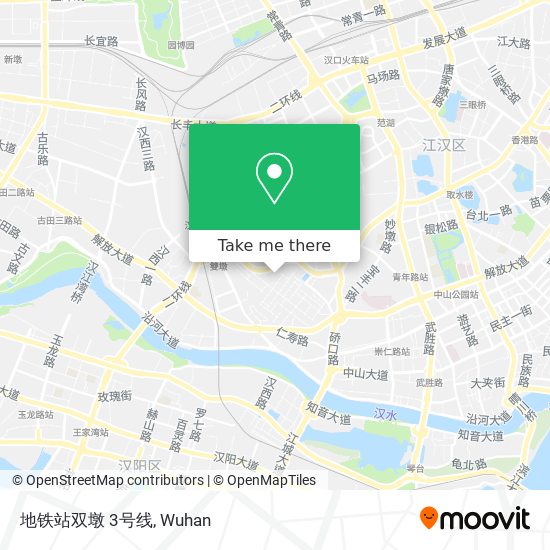 地铁站双墩 3号线 map