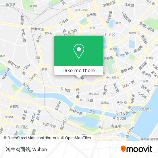 鸿牛肉面馆 map