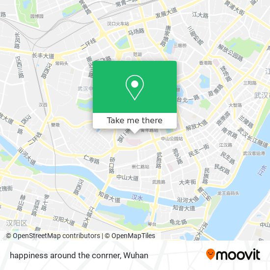 happiness around the conrner map