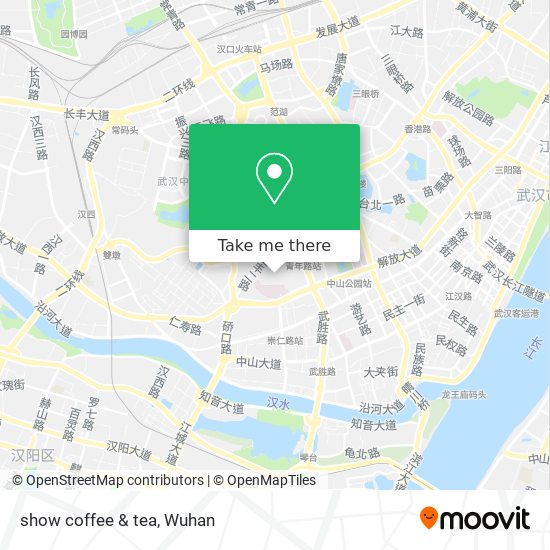 show coffee & tea map
