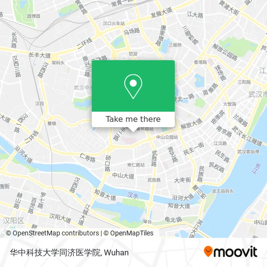 华中科技大学同济医学院 map