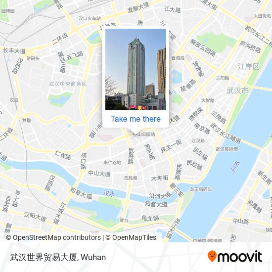 武汉世界贸易大厦 map