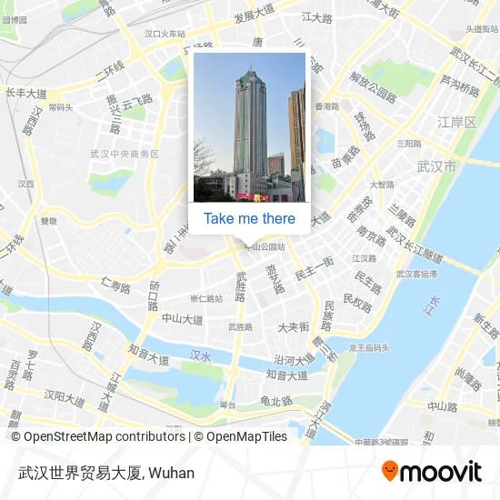 武汉世界贸易大厦 map