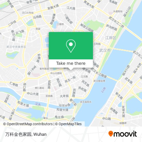 万科金色家园 map