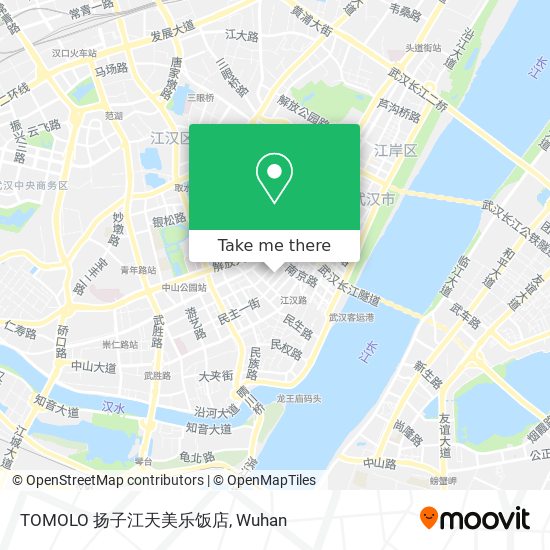 TOMOLO 扬子江天美乐饭店 map