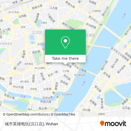 城市英雄电玩(汉口店) map