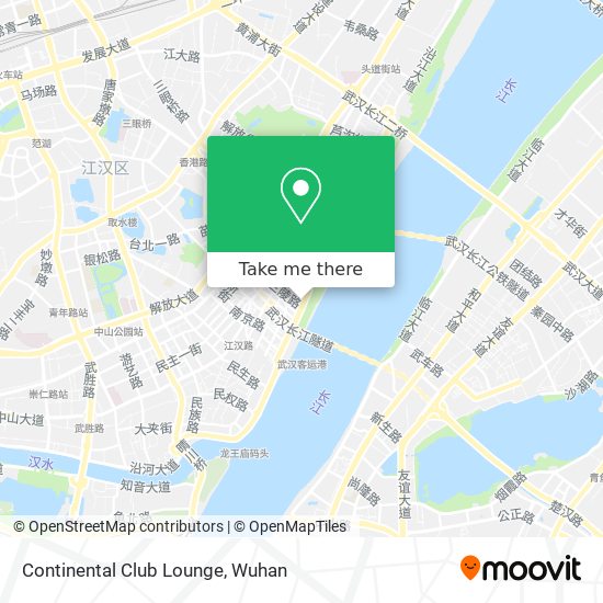 Continental Club Lounge map