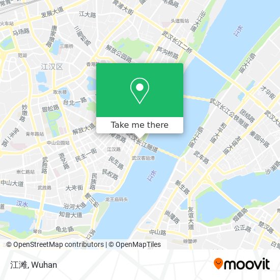 江滩 map
