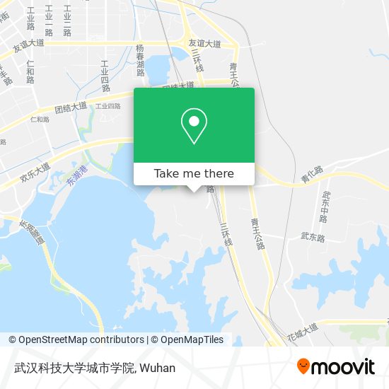 武汉科技大学城市学院 map