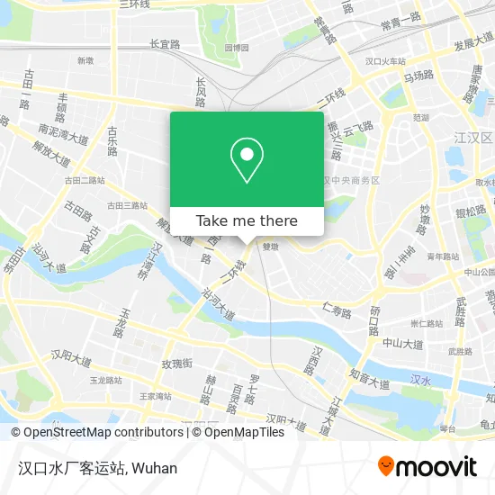 汉口水厂客运站 map