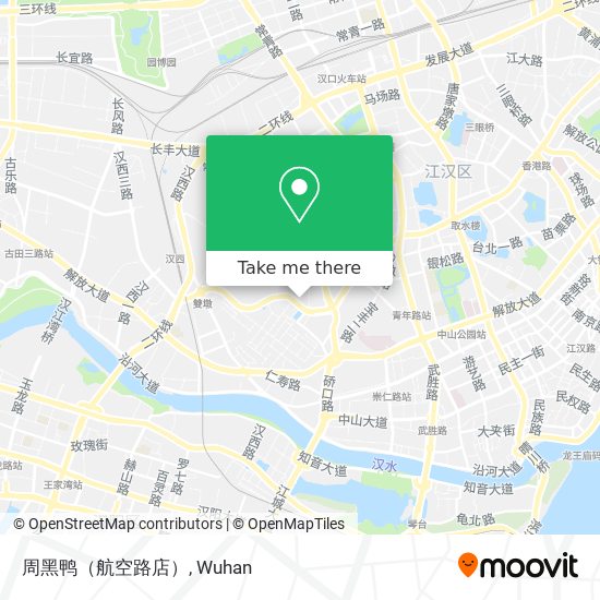 周黑鸭（航空路店） map
