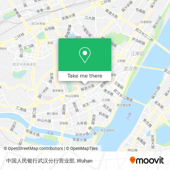 中国人民银行武汉分行营业部 map