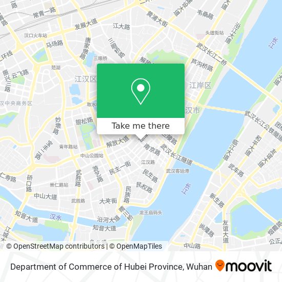Department of Commerce of Hubei Province map