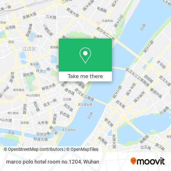 marco polo hotel room no.1204 map