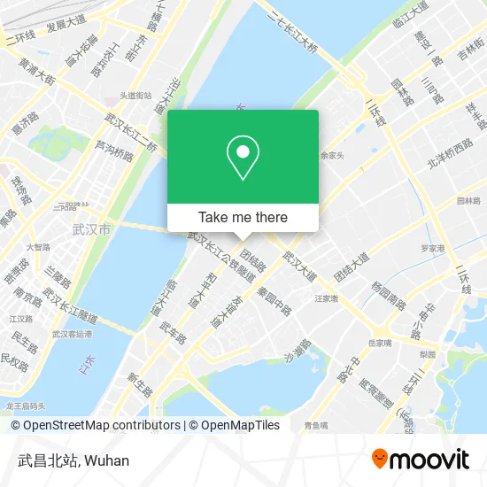 武昌北站 map