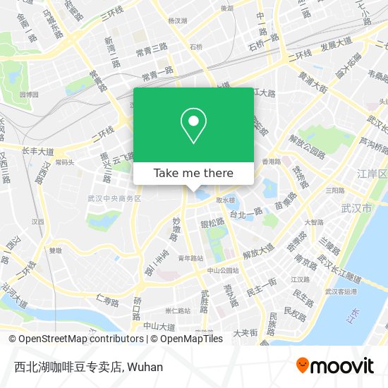 西北湖咖啡豆专卖店 map