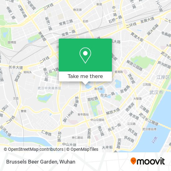 Brussels Beer Garden map