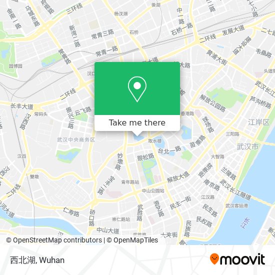 西北湖 map