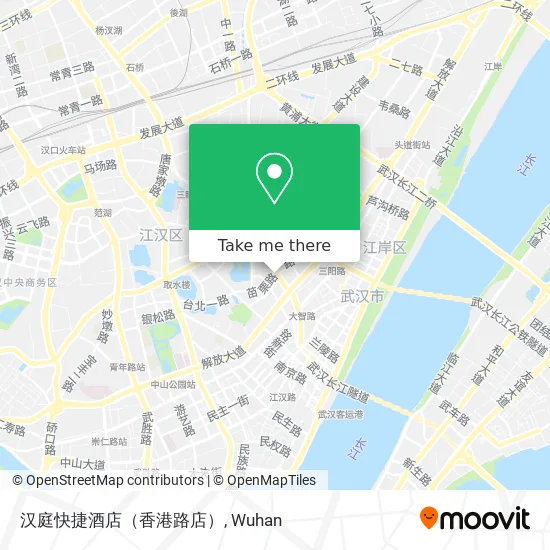 汉庭快捷酒店（香港路店） map