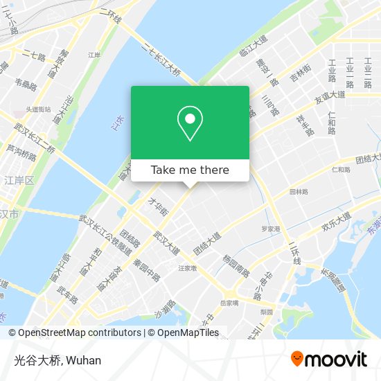光谷大桥 map