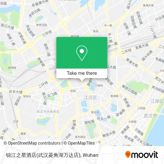 锦江之星酒店(武汉菱角湖万达店) map