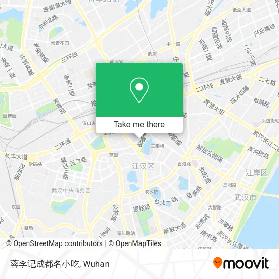 蓉李记成都名小吃 map