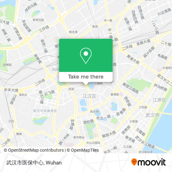 武汉市医保中心 map