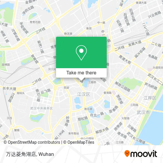 万达菱角湖店 map