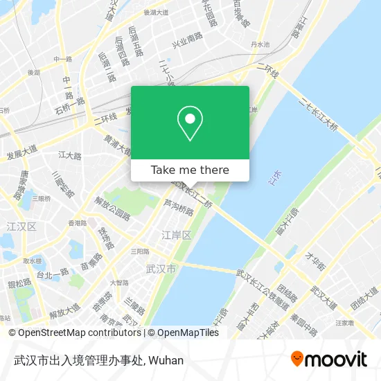 武汉市出入境管理办事处 map