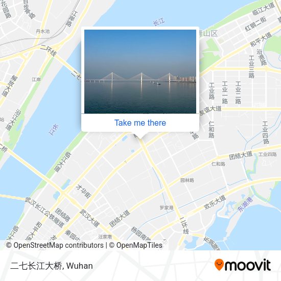 二七长江大桥 map