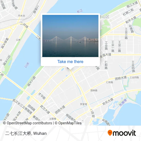 二七长江大桥 map