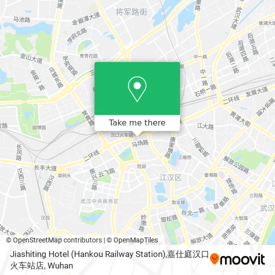Jiashiting Hotel (Hankou Railway Station),嘉仕庭汉口火车站店 map