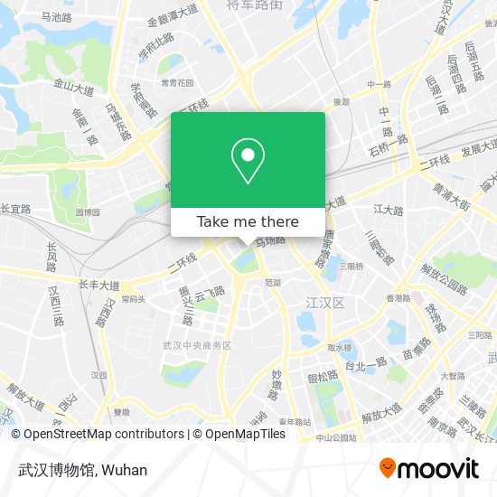 武汉博物馆 map