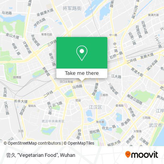 尝久 “Vegetarian Food" map