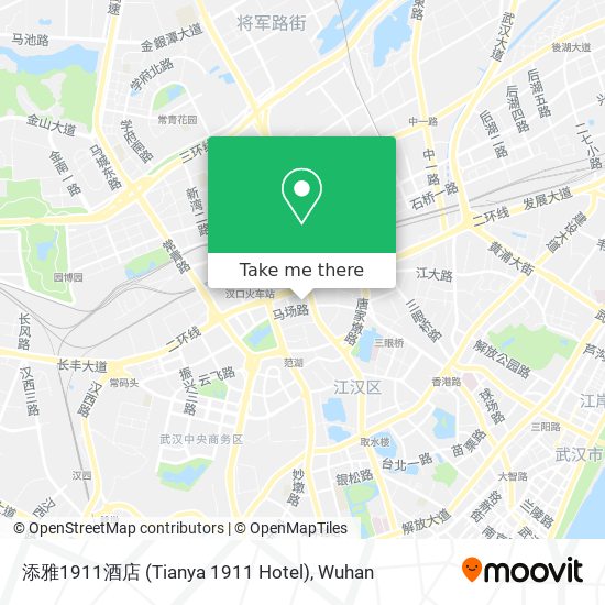 添雅1911酒店 (Tianya 1911 Hotel) map