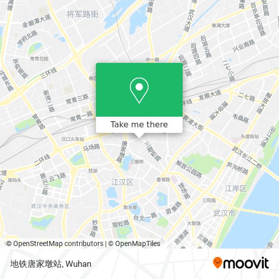 地铁唐家墩站 map