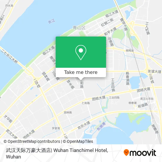 武汉天际万豪大酒店| Wuhan Tianchimel Hotel map