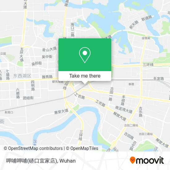 呷哺呷哺(硚口宜家店) map