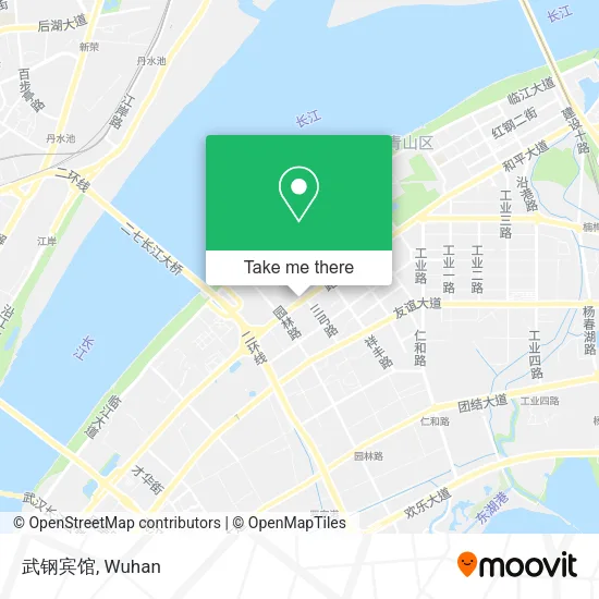 武钢宾馆 map