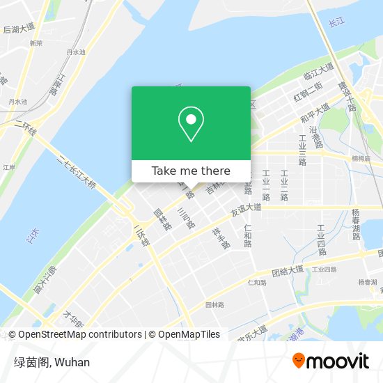 绿茵阁 map