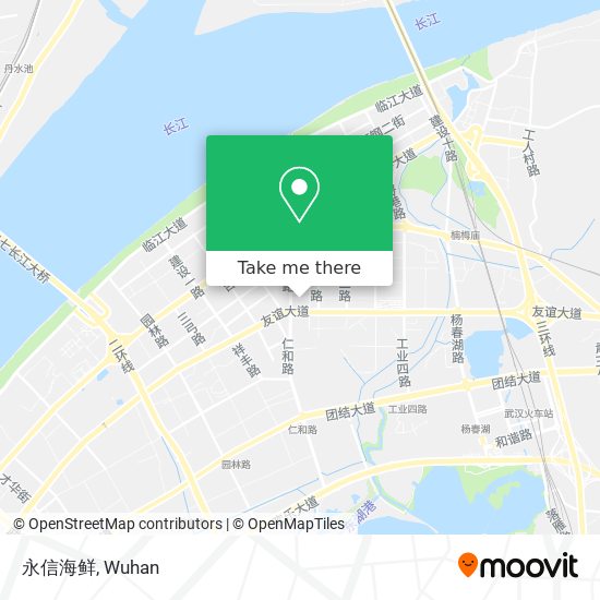 永信海鲜 map
