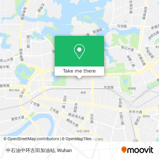 中石油中环古田加油站 map