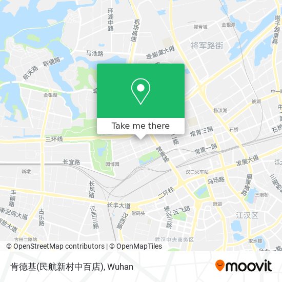 肯德基(民航新村中百店) map