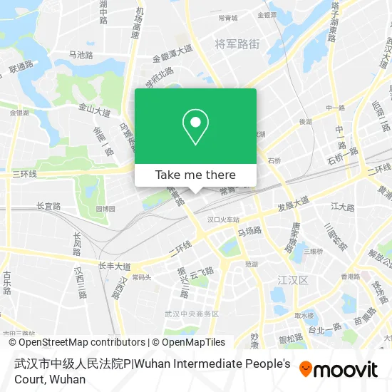 武汉市中级人民法院P|Wuhan Intermediate People's Court map